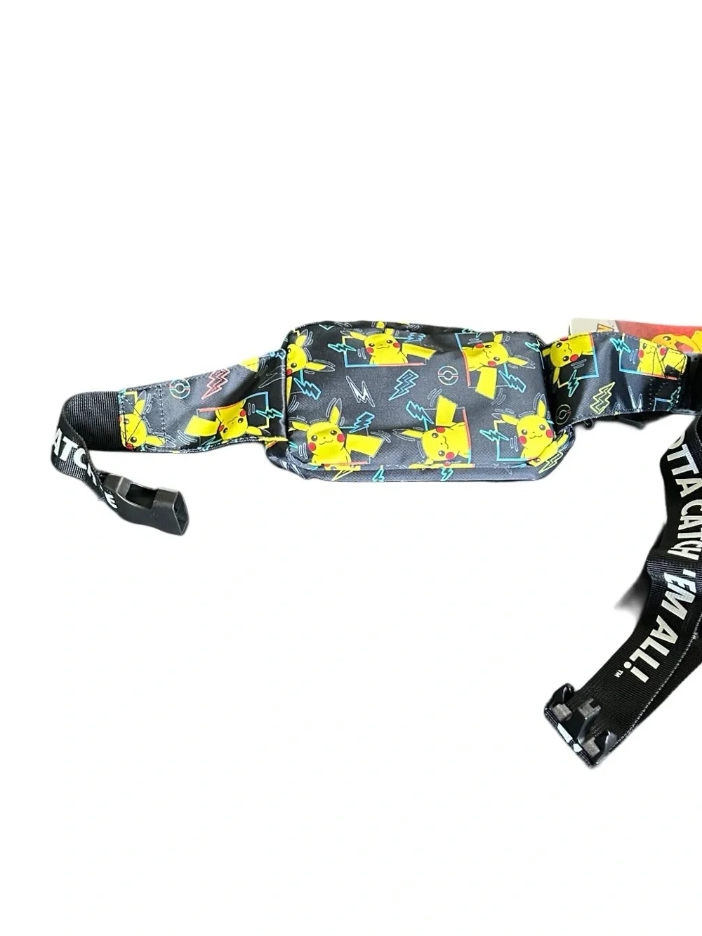 Bioworld Pokemon Pikachu Gotta Catch Them All Fanny Hip Pack Belt Crossbody Bag